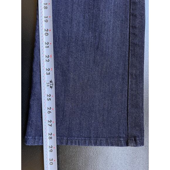 LL Bean Jeans Women's 10P Dark Blue Favorite Fit Mid-Rise Straight Leg Preppy - Picture 9 of 11